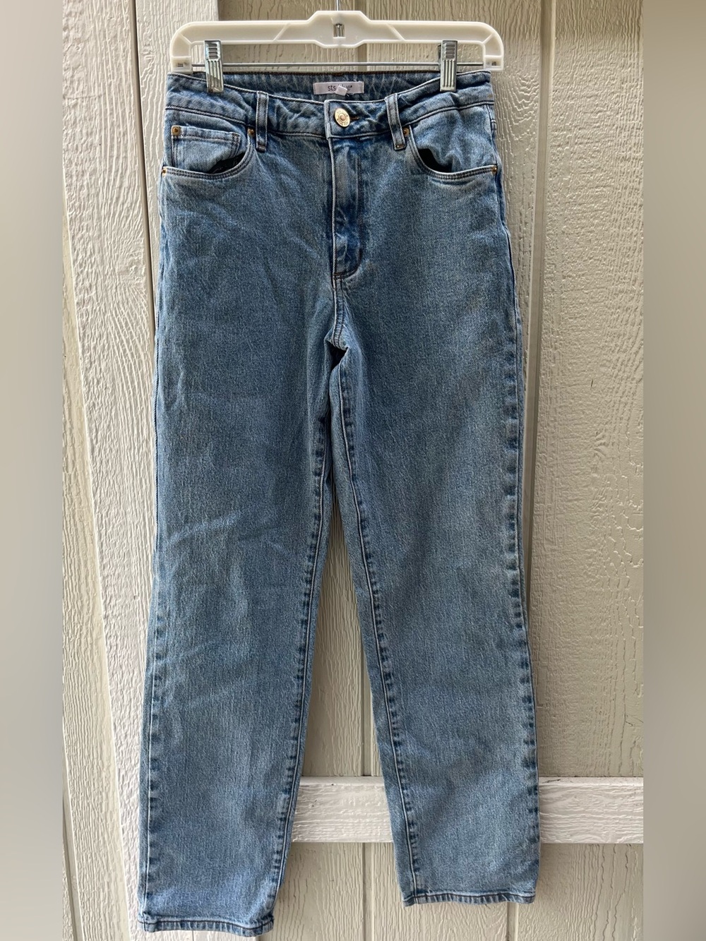 STS Blue Women's Light Wash Straight Leg Jeans